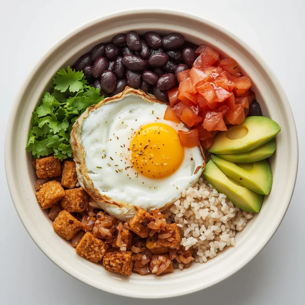 Black Bean and Egg Burrito Bowl