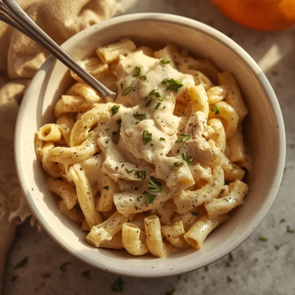 Budget Chicken Alfredo