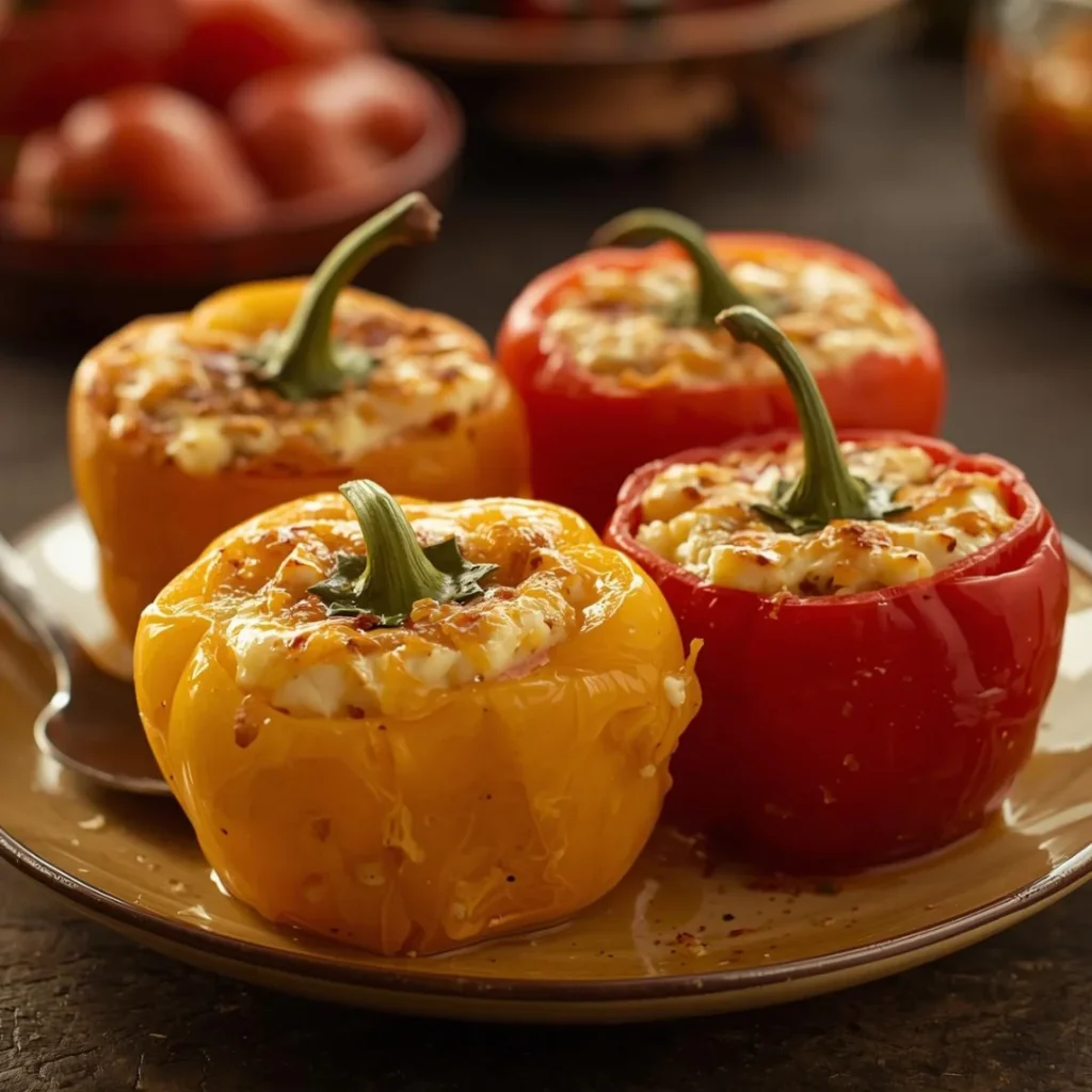 Cottage Cheese Stuffed Peppers 1
