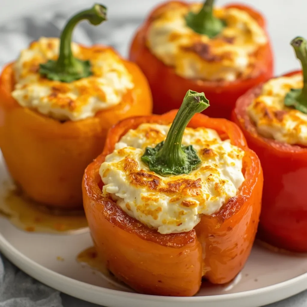Cottage Cheese Stuffed Peppers