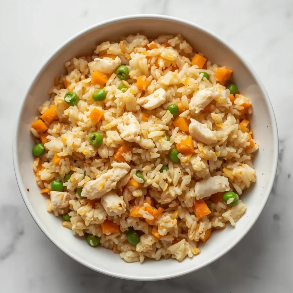 Egg Fried Rice with Chicken