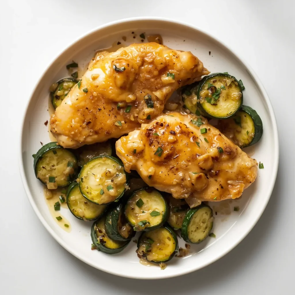 Garlic Butter Chicken with Zucchini