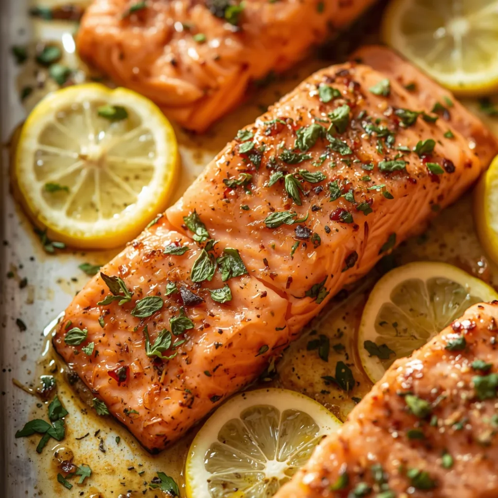 One Pan Lemon Herb Salmon