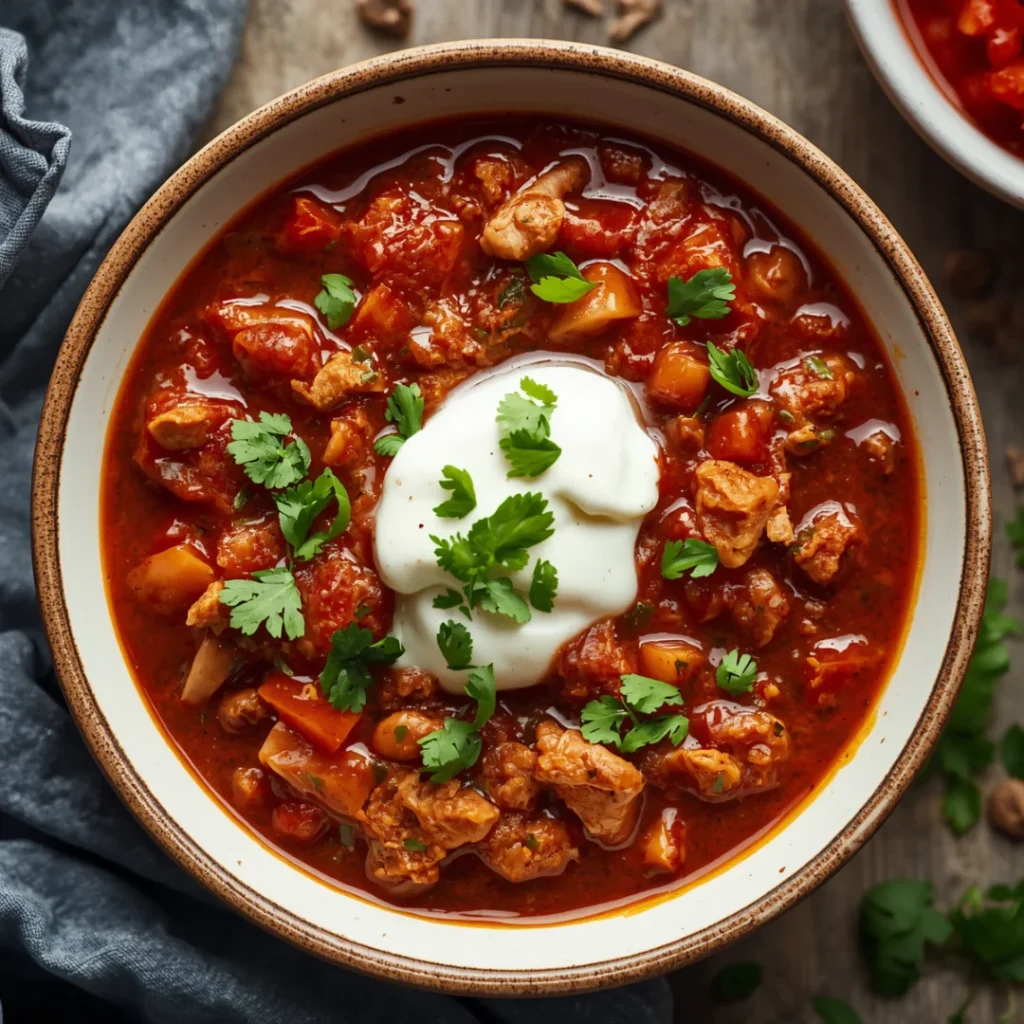 Slow Cooker Turkey Chili