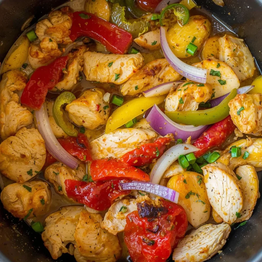 Air Fryer Chicken Fajitas