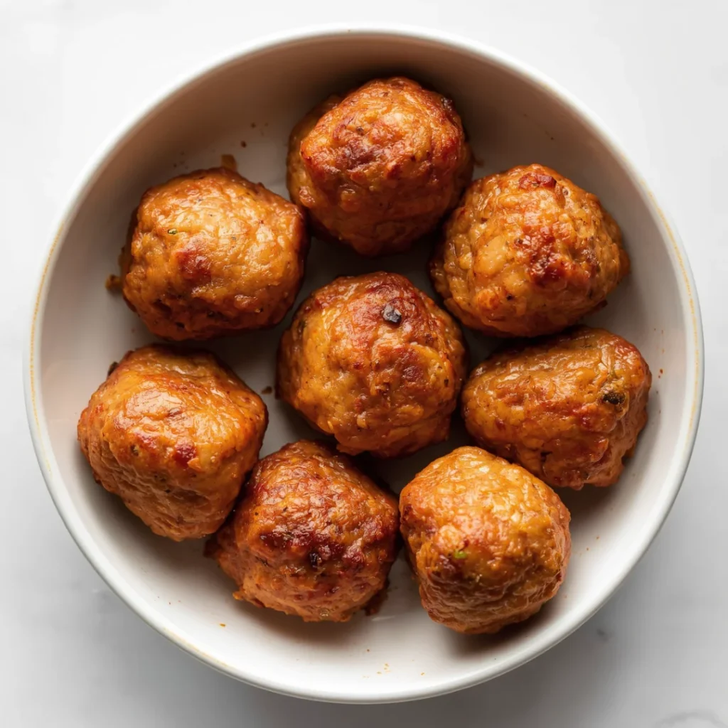 Air Fryer Turkey Meatballs