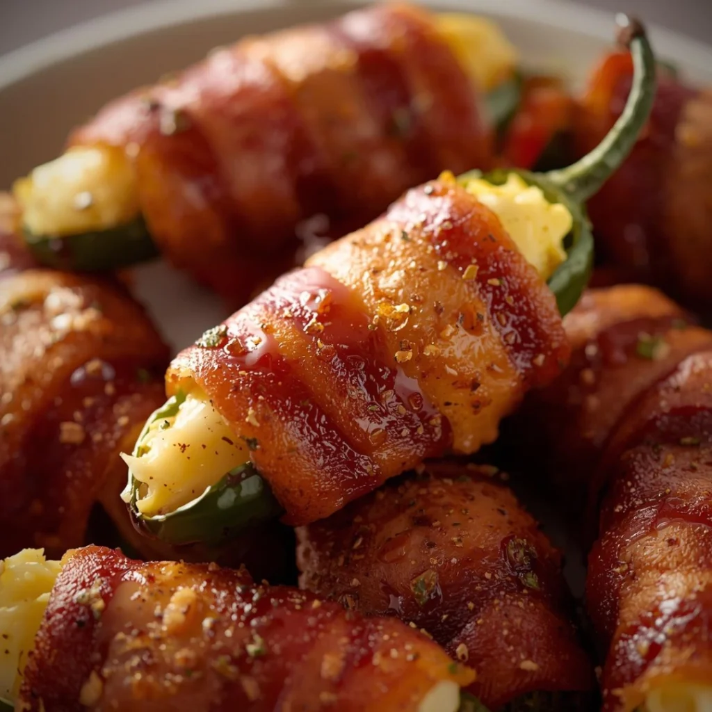 Bacon Wrapped Jalapeno Poppers