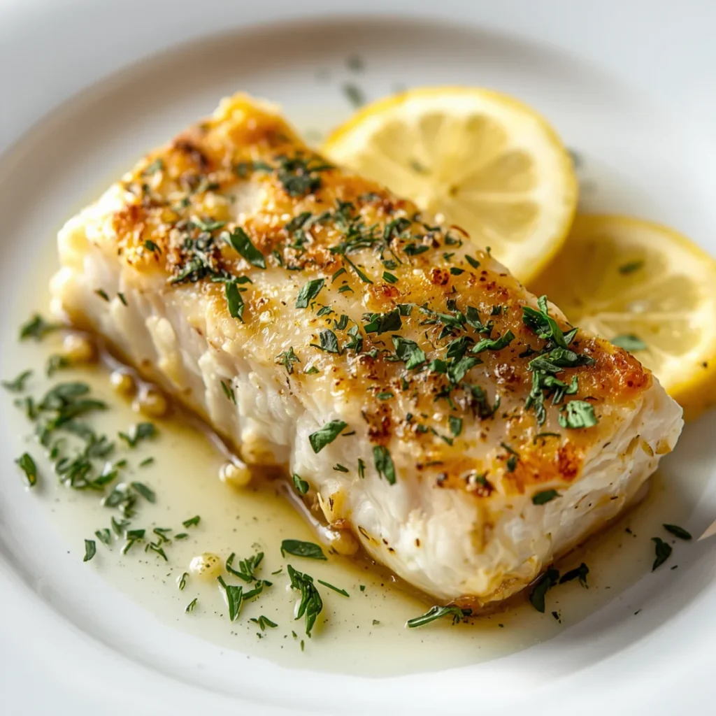 Baked Cod with Herbs