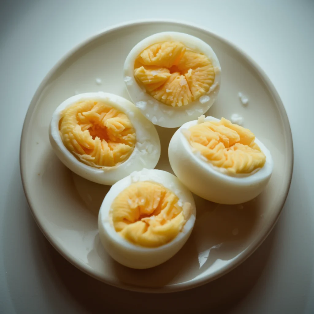 Boiled Eggs with Salt