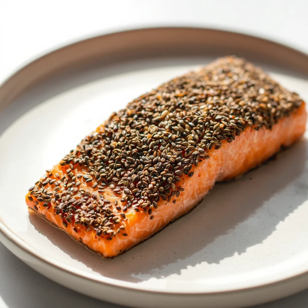 Chia Seed Crusted Salmon