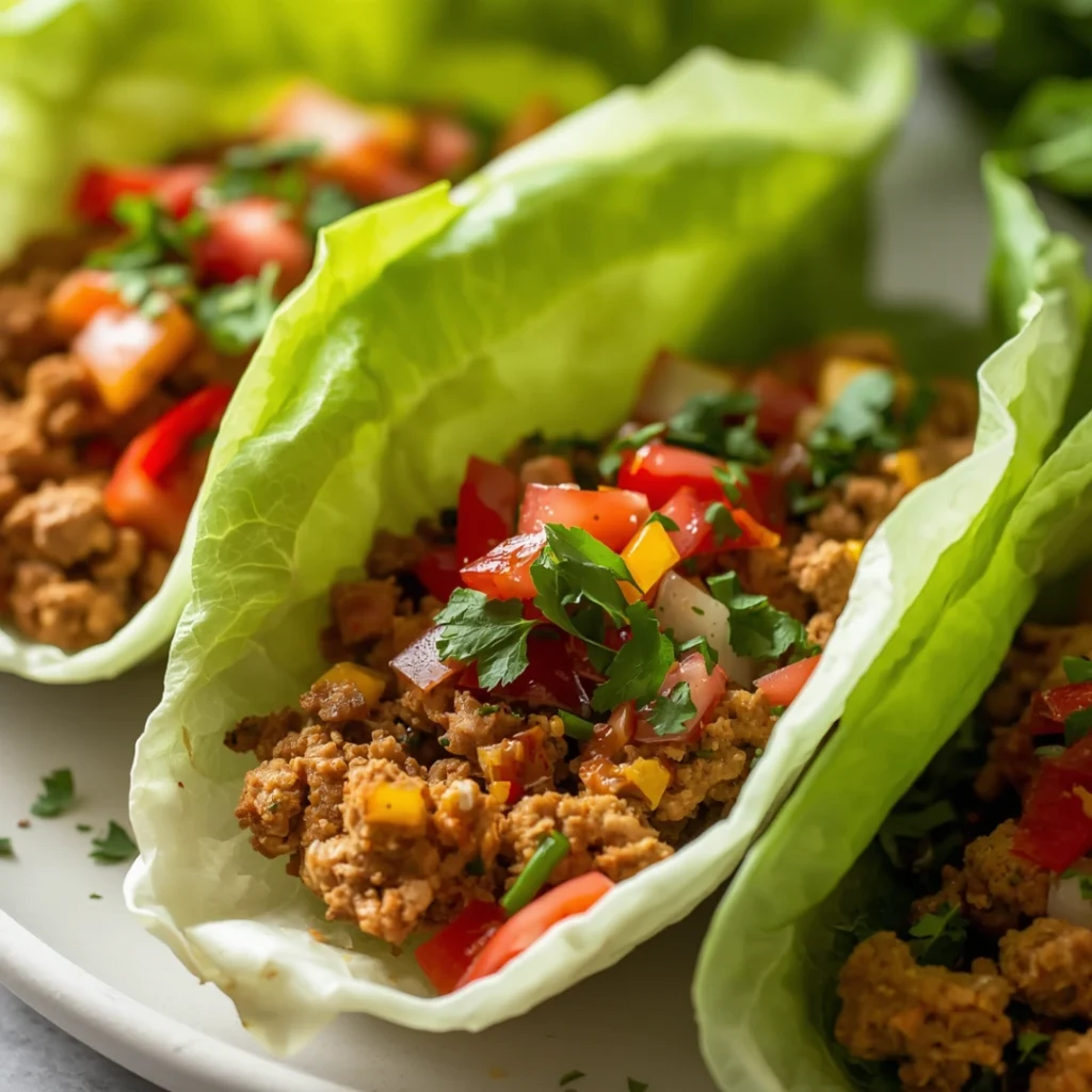 Chicken Lettuce Wraps 1