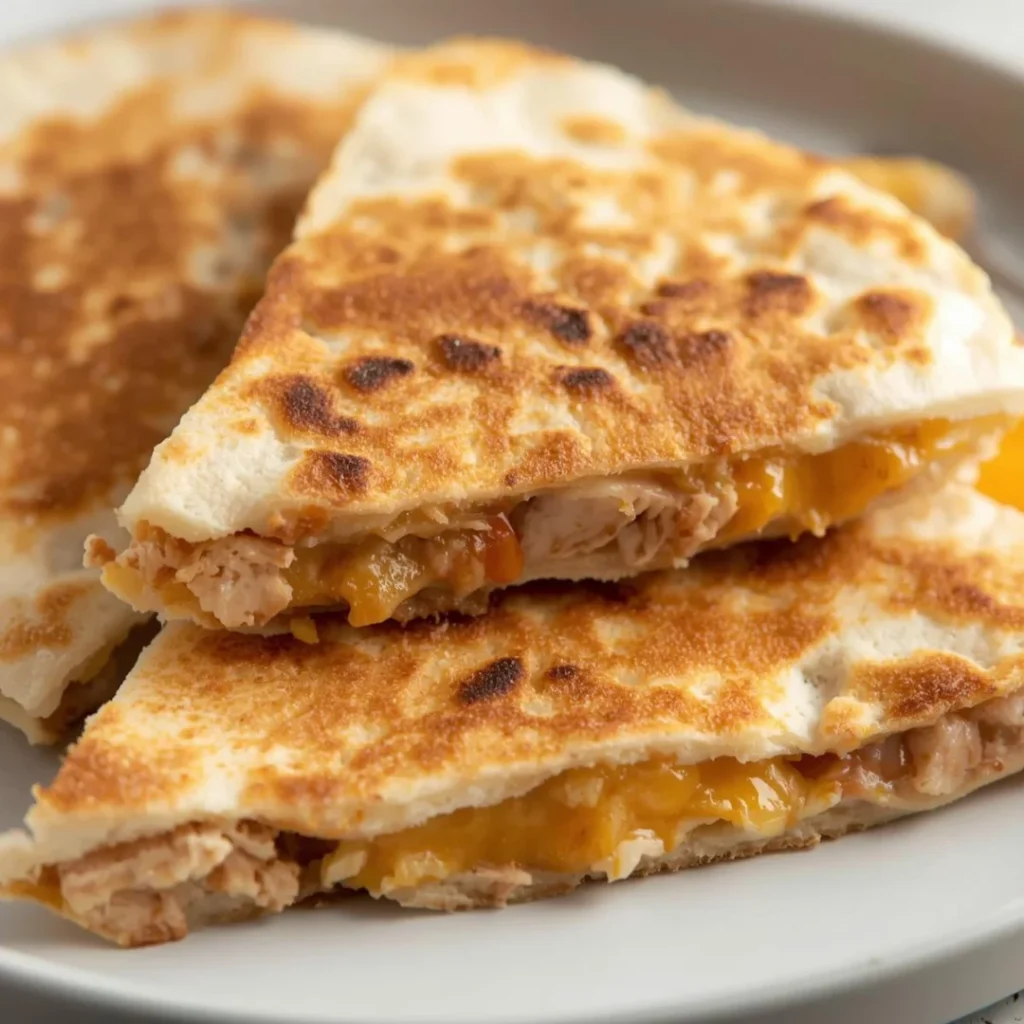 Chicken Quesadillas with Extra Protein Filling