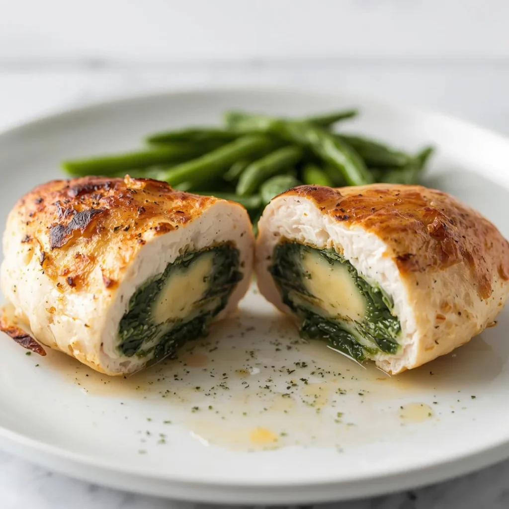 Chicken Stuffed with Spinach and Cheese