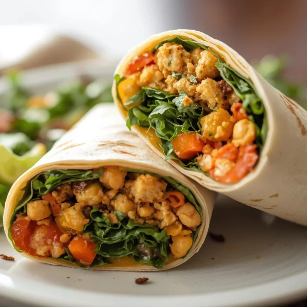 Chickpea Salad Wrap