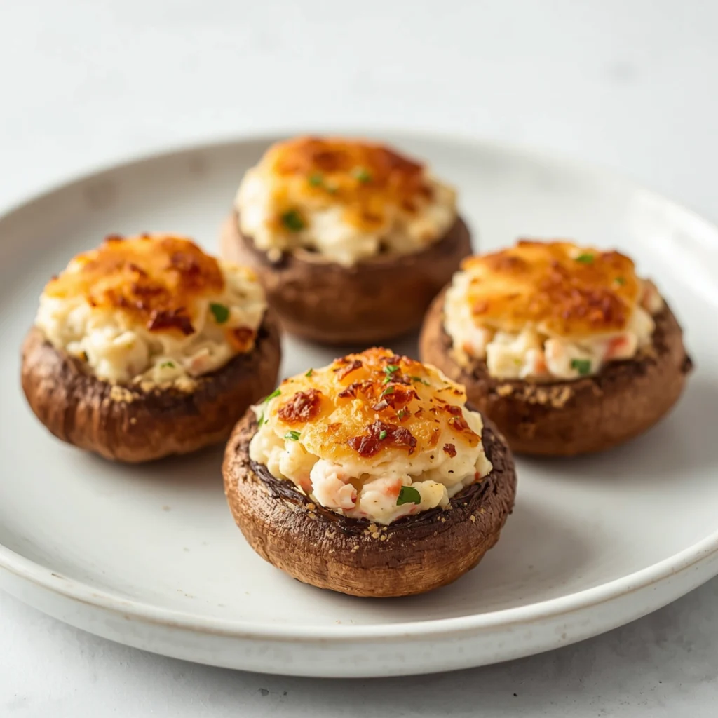 Crab Stuffed Mushrooms