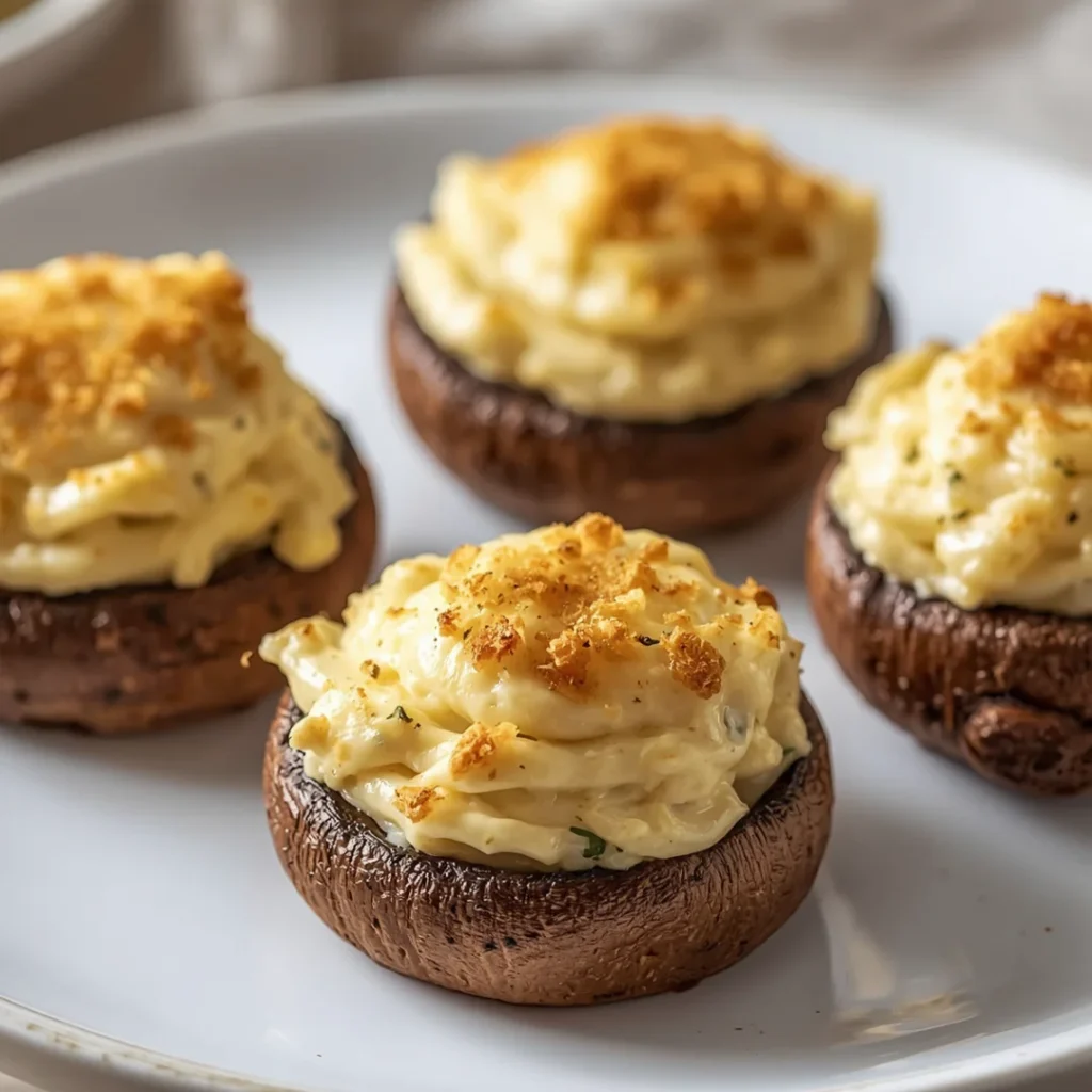 Cream Cheese Stuffed Mushrooms