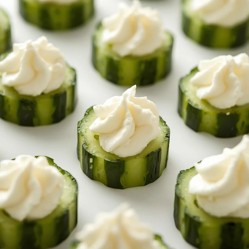Cucumber Cream Cheese Bites