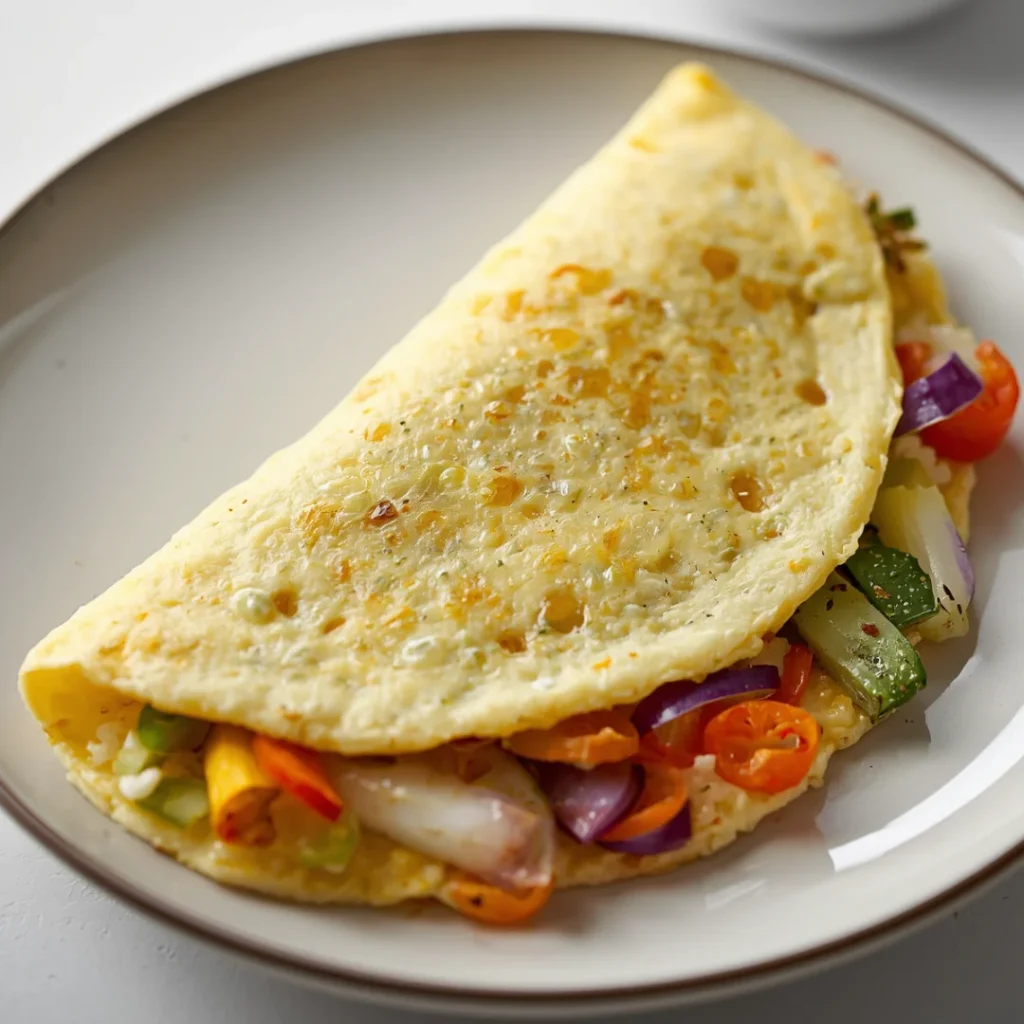 Egg White Veggie Omelette