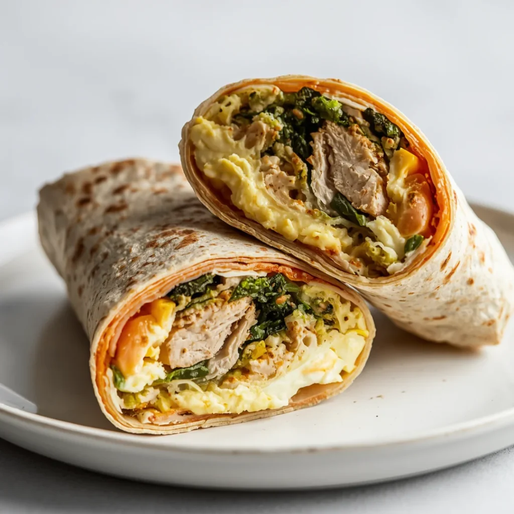 Egg and Chicken Protein Wrap