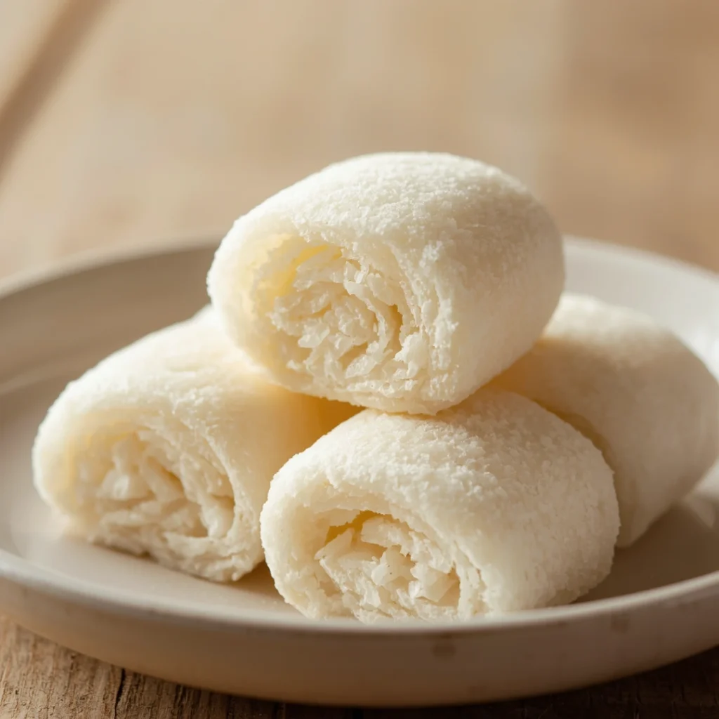 Fluffy Rice Flour Rolls