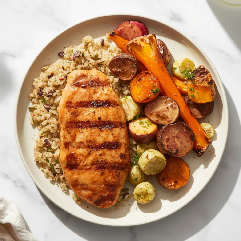 Grilled Chicken with Quinoa
