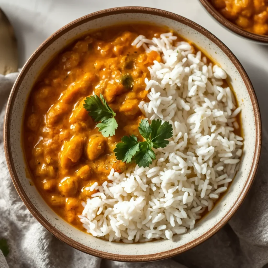 Lentil Dal with Rice
