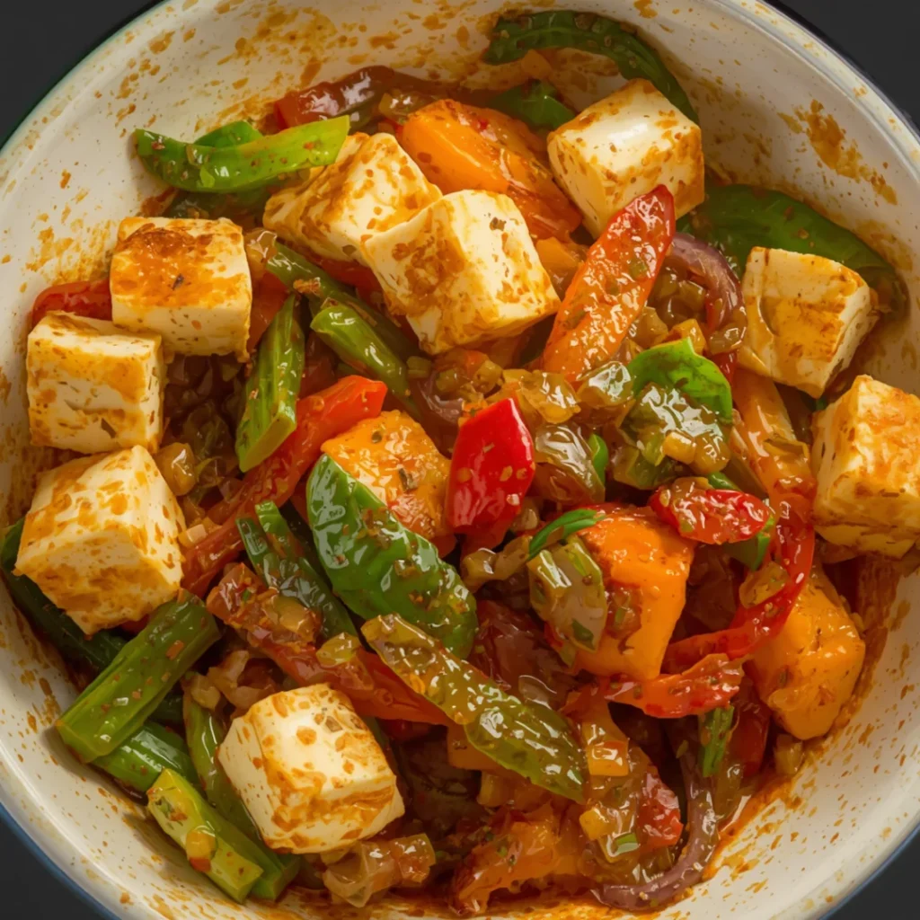 Paneer and Veggie Stir Fry
