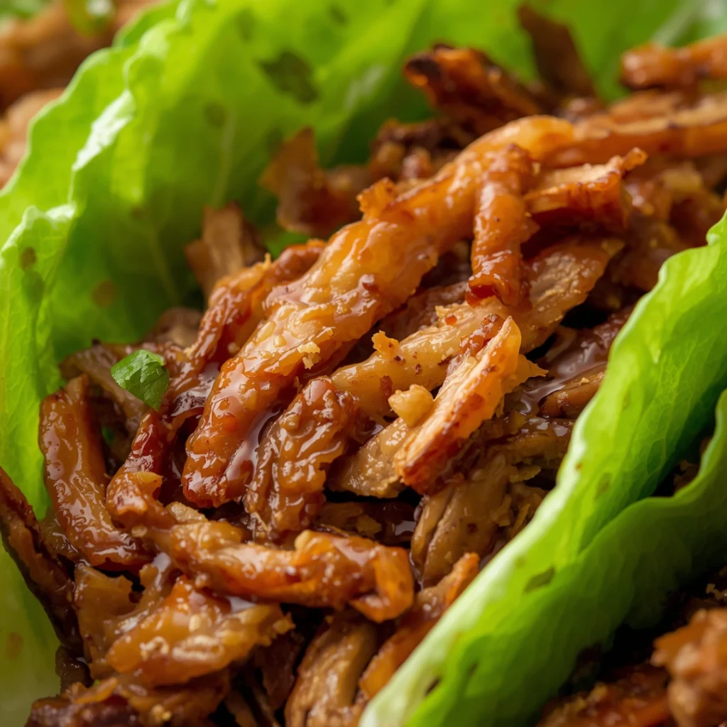 Pulled Pork Lettuce Wrap Filling