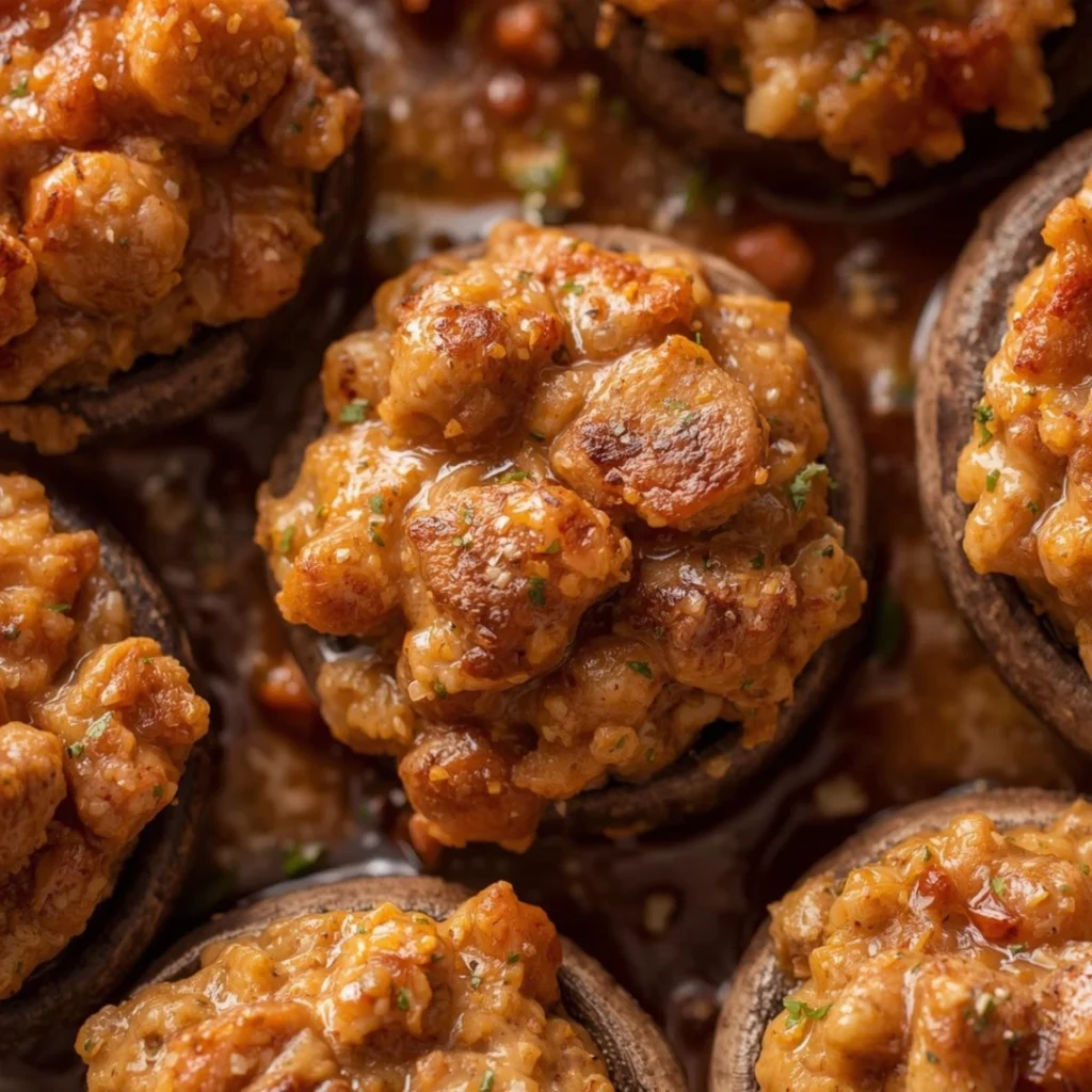 Sausage Stuffed Mushrooms