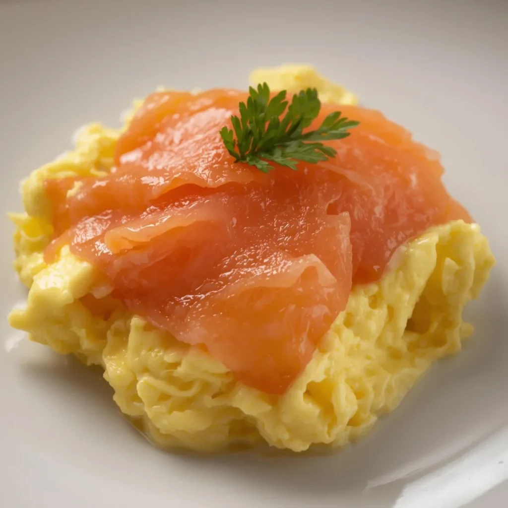 Scrambled Eggs with Smoked Salmon