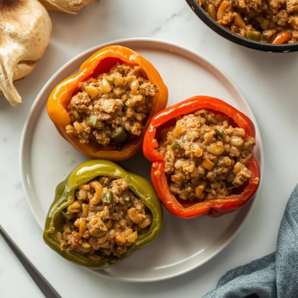 Slow Cooker Stuffed Peppers