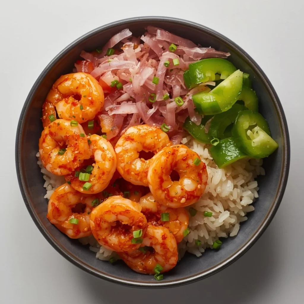 Spicy Shrimp Rice Bowl