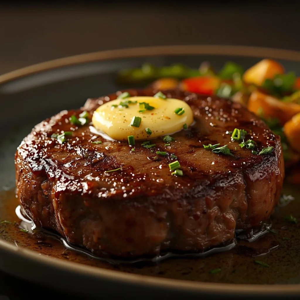 Steak with Garlic Butter and Veggies