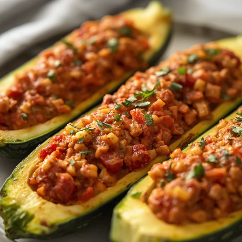 Stuffed Zucchini Boats