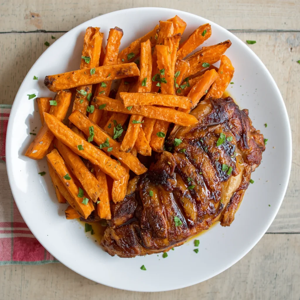 Sweet Potato Fries Chicken