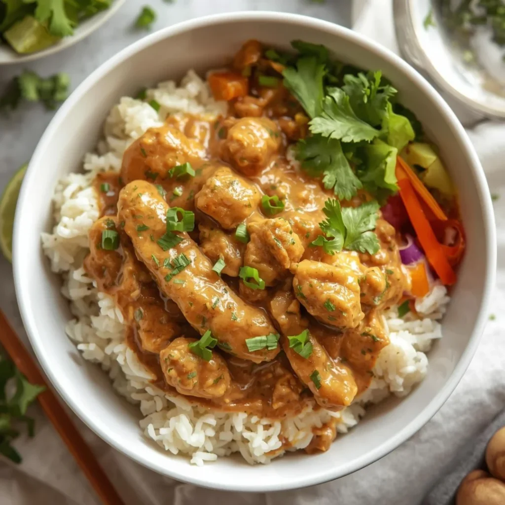 Thai Peanut Chicken Bowl