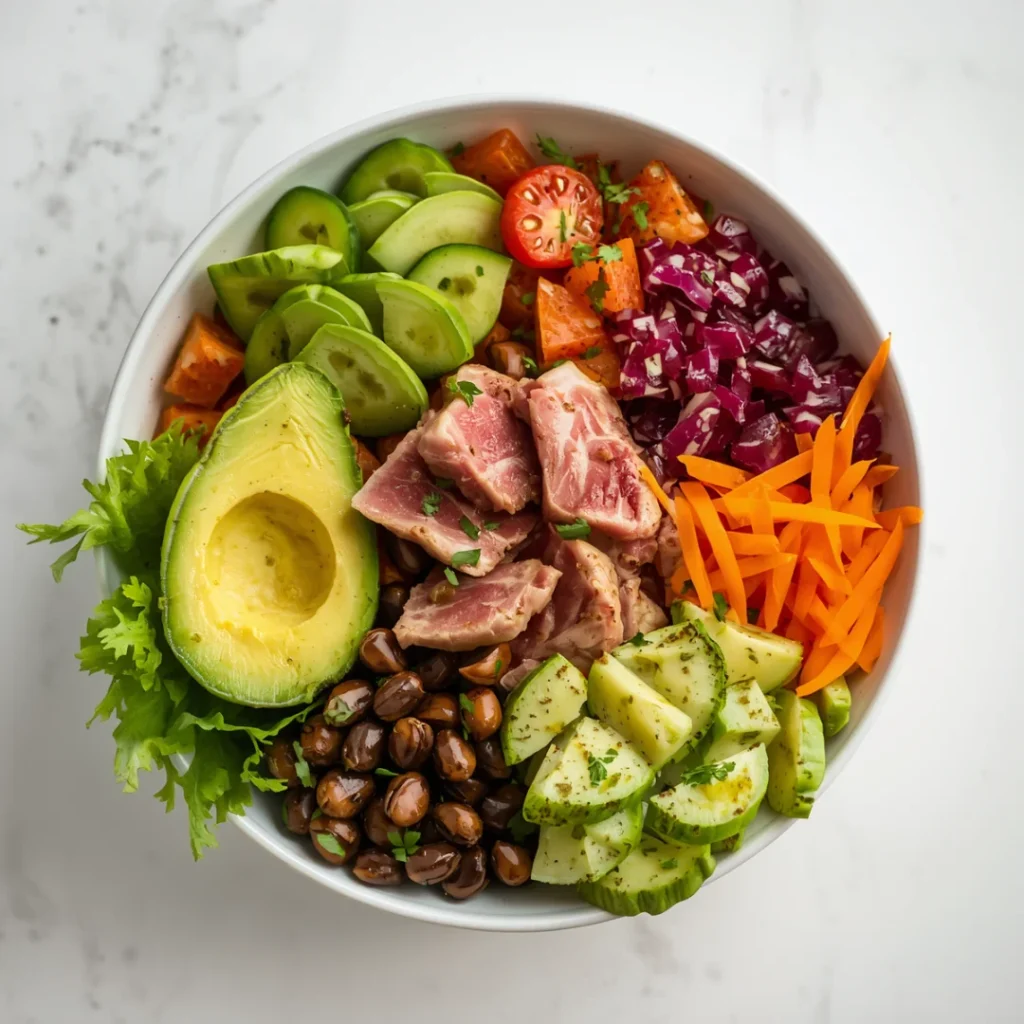 Tuna and Avocado Bowl