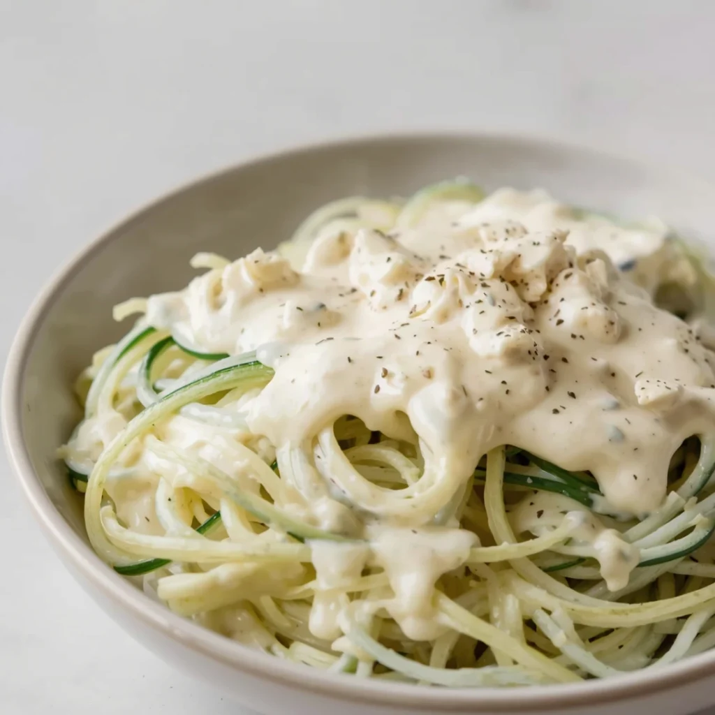 Zucchini Noodle Alfredo
