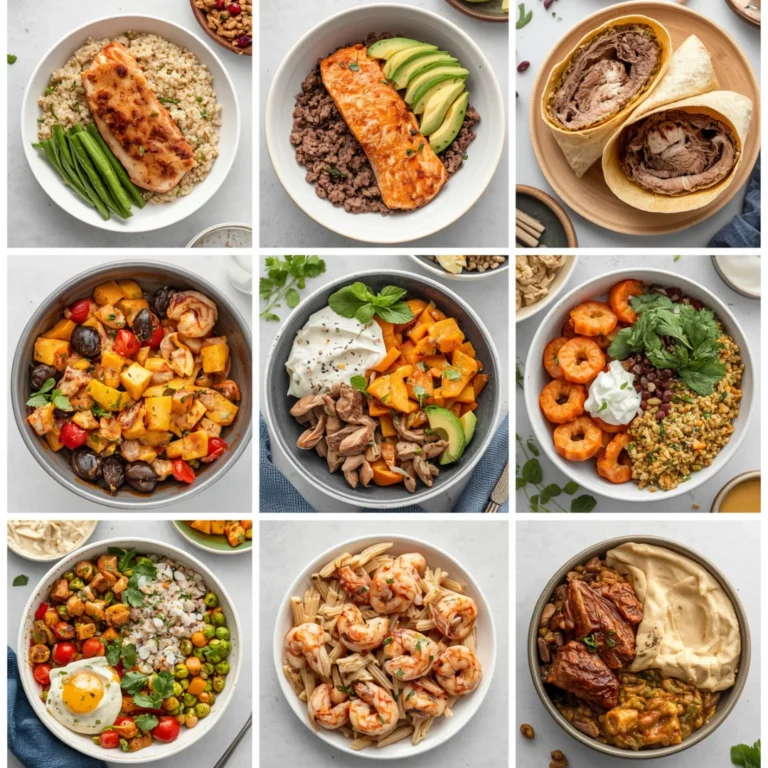 after gym high protein dinner meals