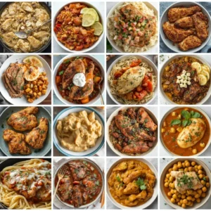 high protein chicken dinner