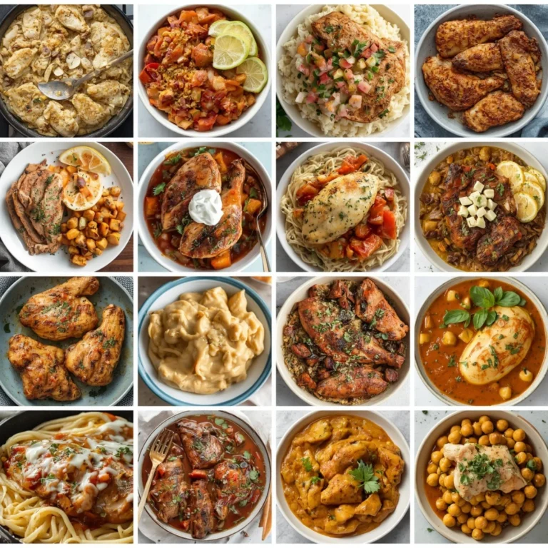 high protein chicken dinner