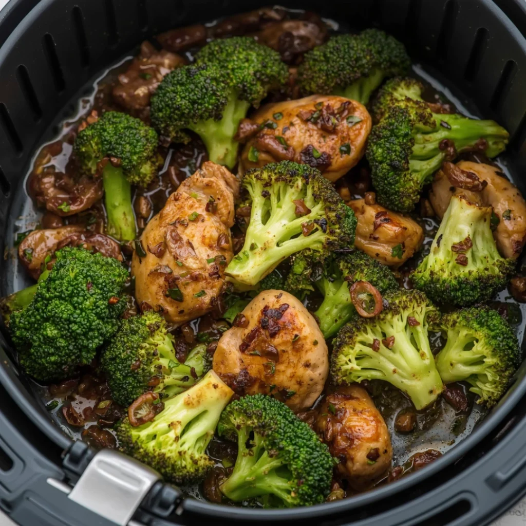 Air Fryer Broccoli Chicken