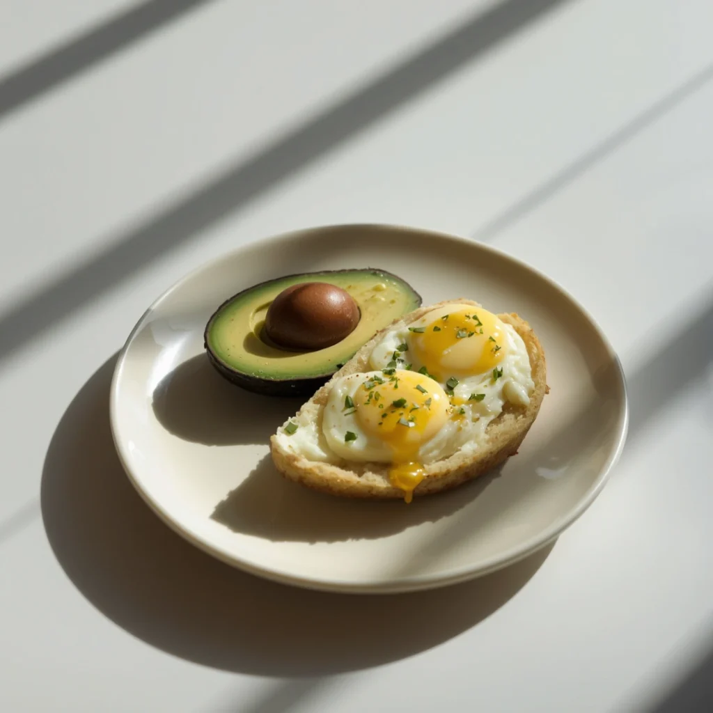 Avocado Egg Plate