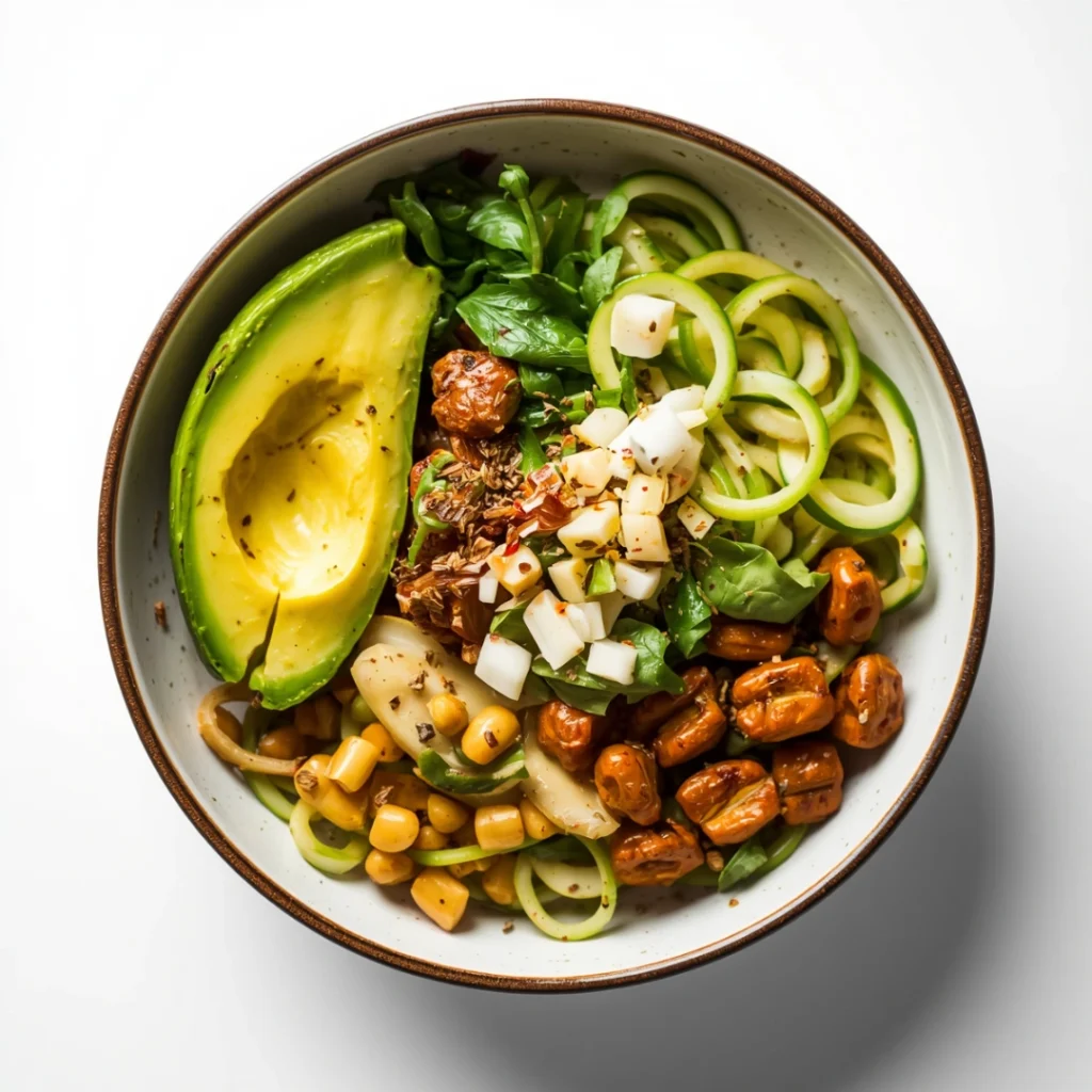 Avocado Zoodle Bowl