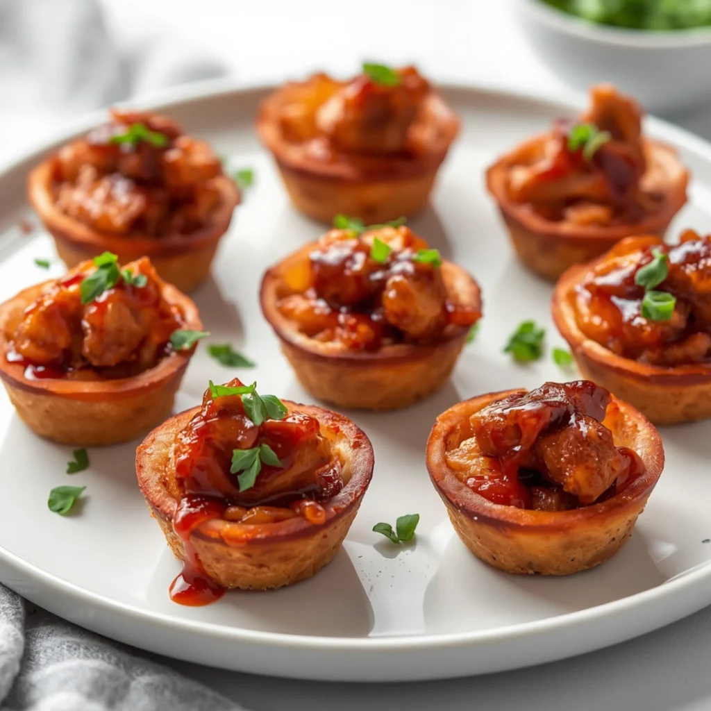 BBQ Chicken Cups