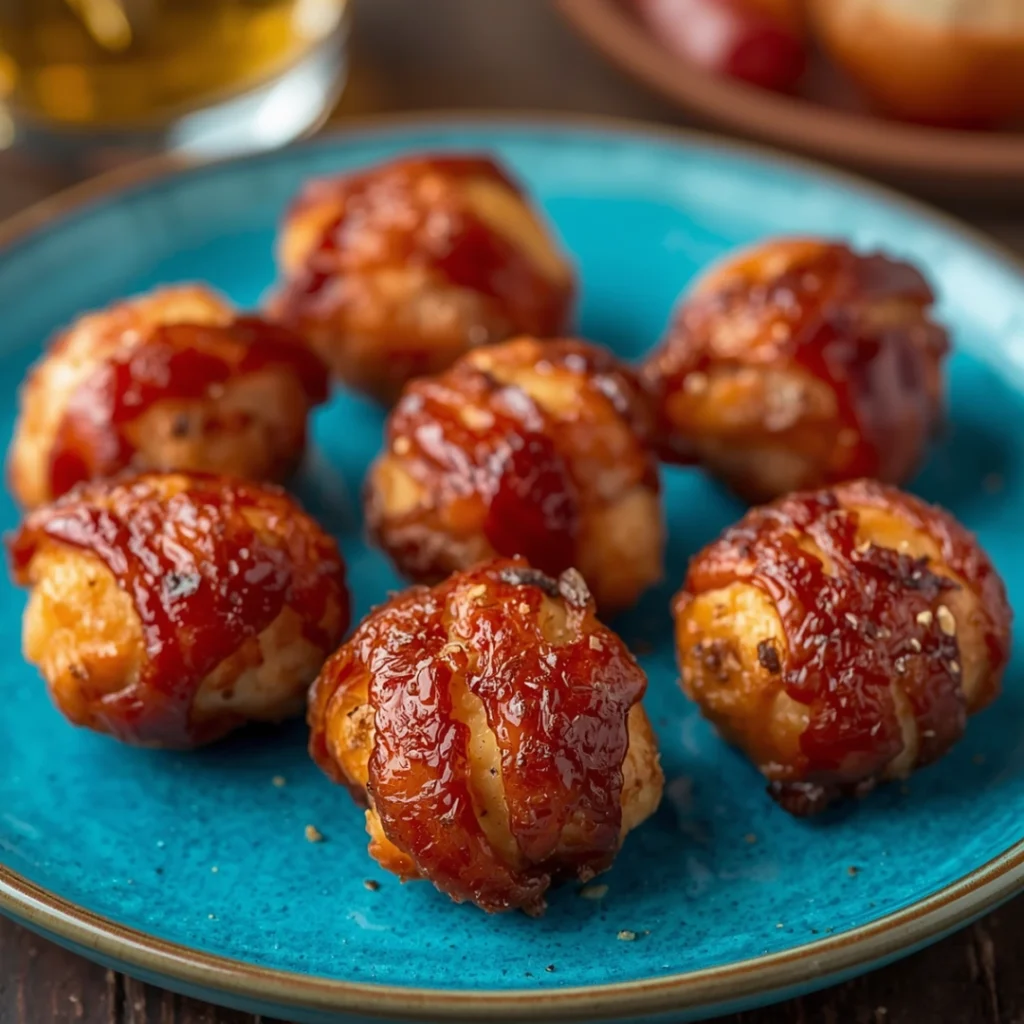 Bacon Wrapped Chicken Bites