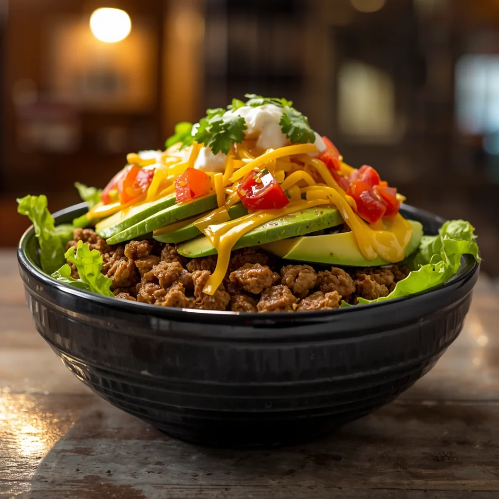 Beef Taco Bowl 1
