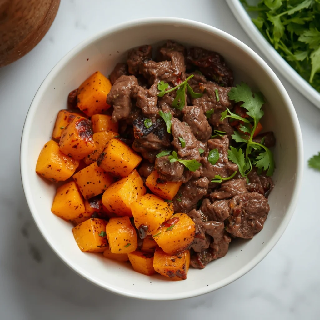 Beef and Sweet Potato Bowls