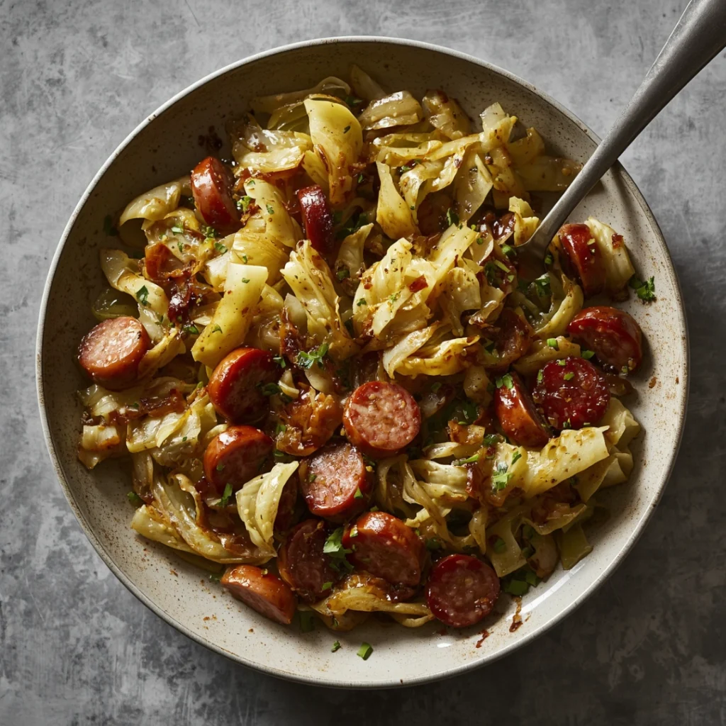 Cabbage Sausage Skillet
