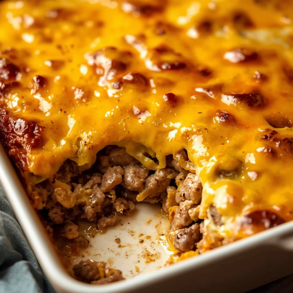 Cheeseburger Casserole